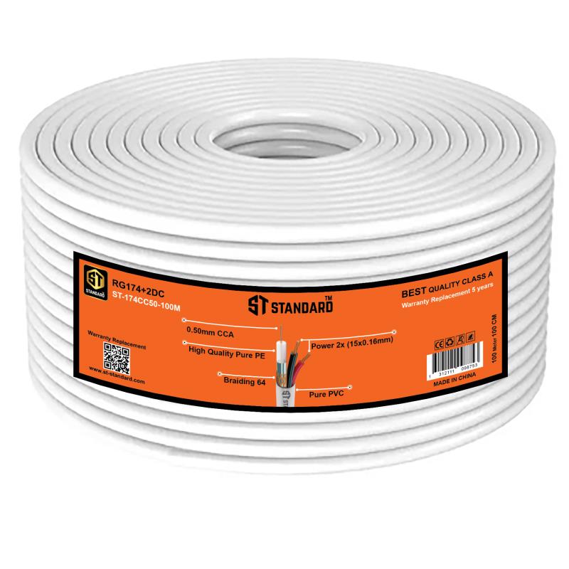 Cable Camera RG174 ST-CC50 100M